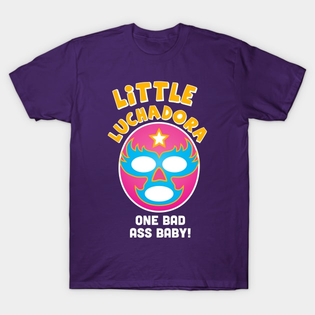 Little Luchadora T-Shirt by ToddPierce